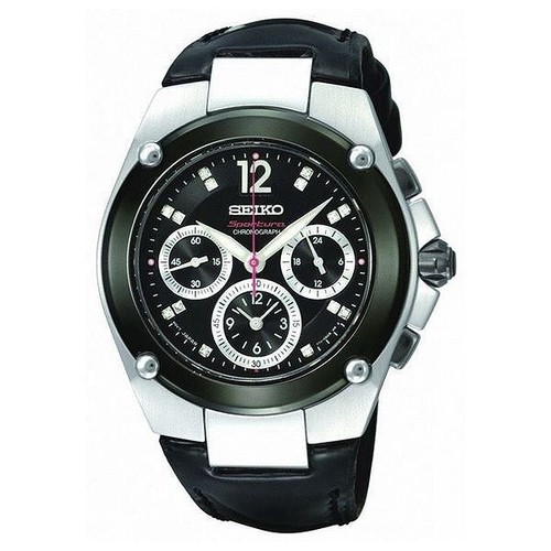 Montre pour homme - noire, et