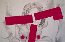 Dessin graphite Sexy Syren de