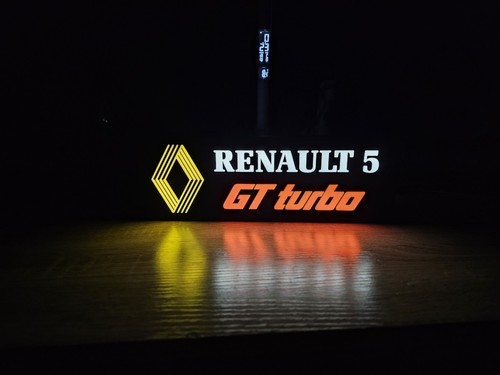 Renault turbo enseigne - gt,