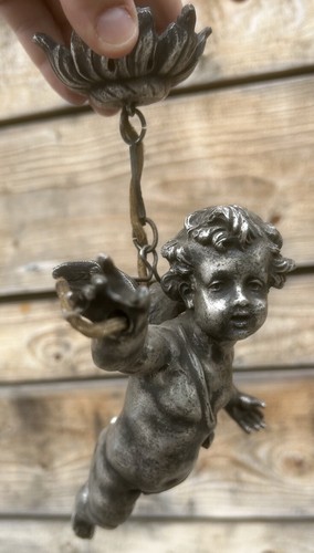 Lustre ange angelot lampe - lustre,