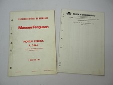 Perkins A3.144 Moteur p. Massey Ferguson MF 133 135 Catalogue Pieces de Rechange