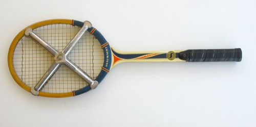 Raquette tennis bois ancienne - raquette,