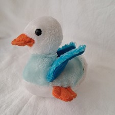 Peluche doudou canard blanc et