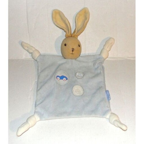Doudou lapin beige - lapin, blanc