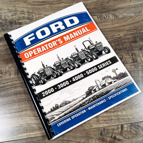 Operators manual for ford - manual,
