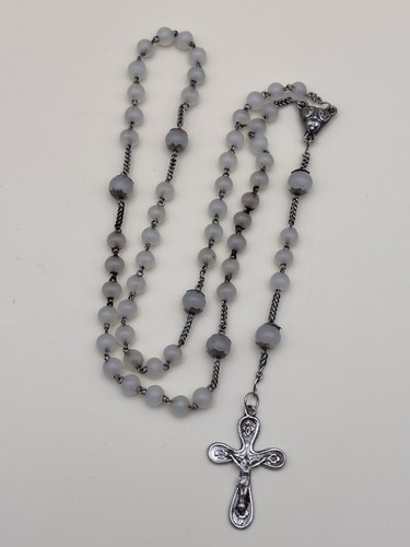 Ancien chapelet argent - ancien,