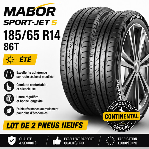 Lot2 pneus neufs mabor - neufs,