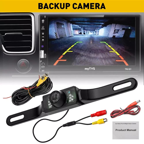 Car rear view - view, reverse