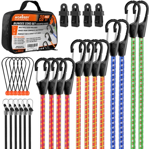 28pc bungee cords - 28pc,
