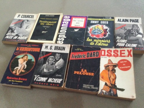 Lot de9romans policiers - de9romans,