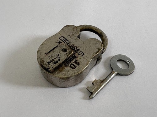 Cadenas ancien laiton avec - cadenas, en
