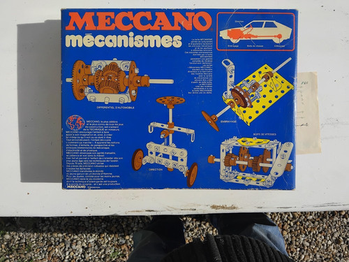 Boite meccano mécanismes - boite,