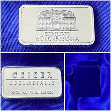 Lingot argent Pur 999 Geiger