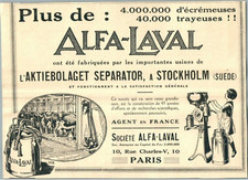 ALFA LAVAL 1925 ECREMEUSE
