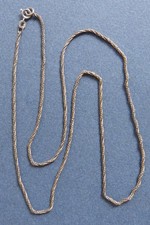 Chain necklace solid silver