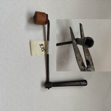 5.25 mm Clé à manivelle pour pendule comtoise Clé de remontage Clef