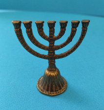 Petite ménorah de voyage, chandelier à sept branches hébreu judaïsme , Israël