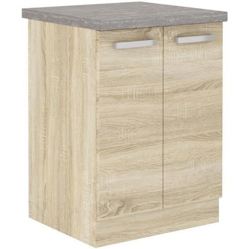Meuble bas portes battantes - meuble,