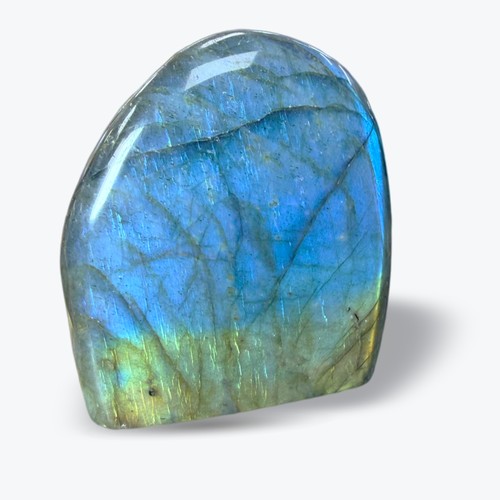 Natural blue labradorite - blue,