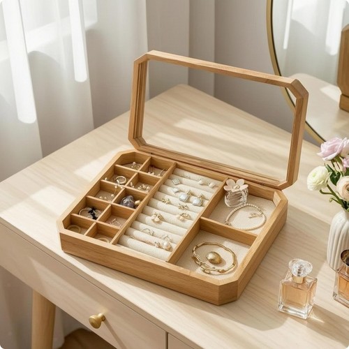 Boîte bijoux avec - boîte,