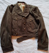 Blouson IKE Battle Dress laine kaki uniforme Ml 46 Légion Indochine Algérie