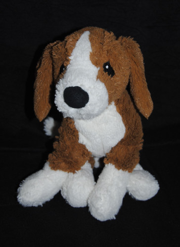 Peluche doudou chien - 🐶, brun