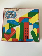 Ancien Jeu Construction Bois