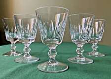 5 verres à liqueur Baccarat