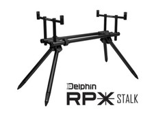 Carpe Rod-Pod Delphin Rpx Stalk Traque Incl. Sac - Robuste Noir Faible Packmass