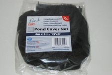 Carpe Koi Jardin Étang Filet Housse 6 Mètre X 4 Mètre Noir Avec Pinces à Linge