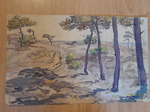 Peinture ancienne landes - peinture,