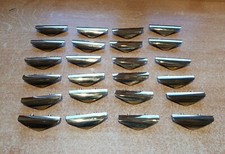 1 poignée coquille triangulaire design au choix parmi 24 art déco 8 cm / 2 cm