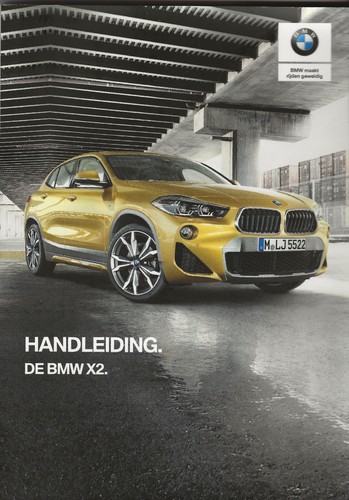 Bmw mode emploi - x2, d'emploi