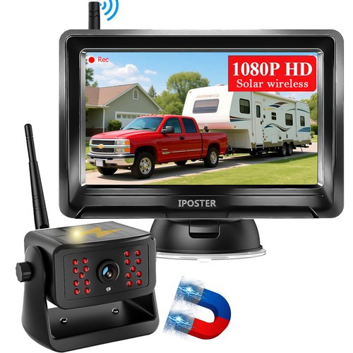 1080p wireless solar magnetic - solar,