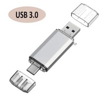 Clé USB 32Go 2 en 1 Type-C et USB 3.0 Mémoire Stick pour Android Smartphone