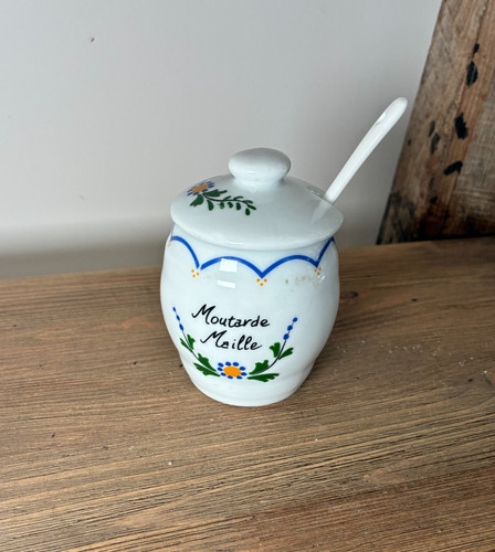 Pot moutarde maille en - maille,
