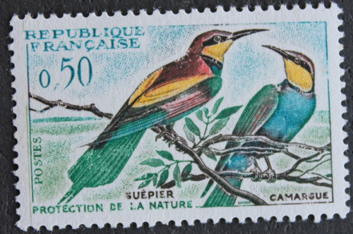 Timbre france oiseau - france,
