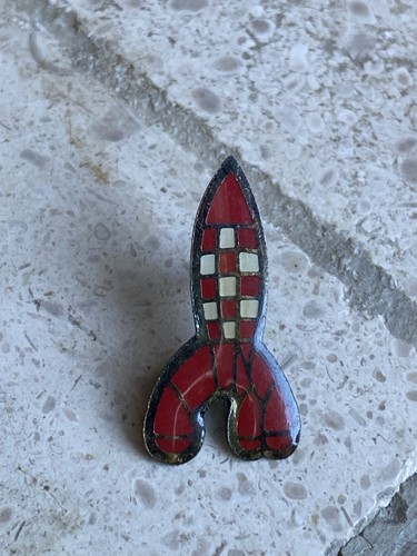 Pin fusée tintin - pin’s,
