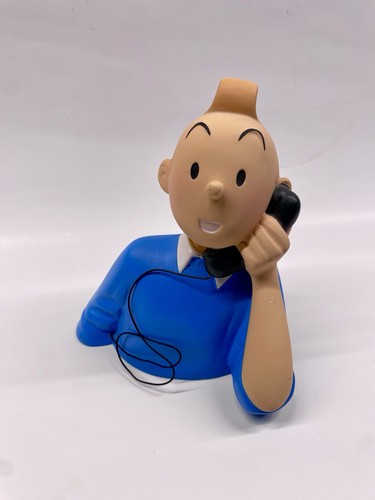 Tintin téléphone buste - tintin,
