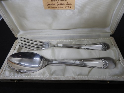 Antique silver metal - , cutlery