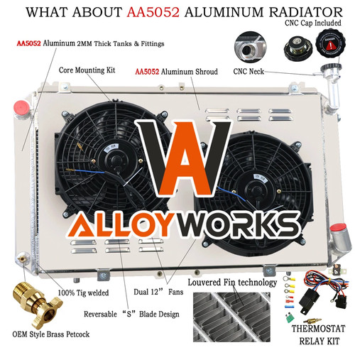 Row radiateur shroud fan - row,