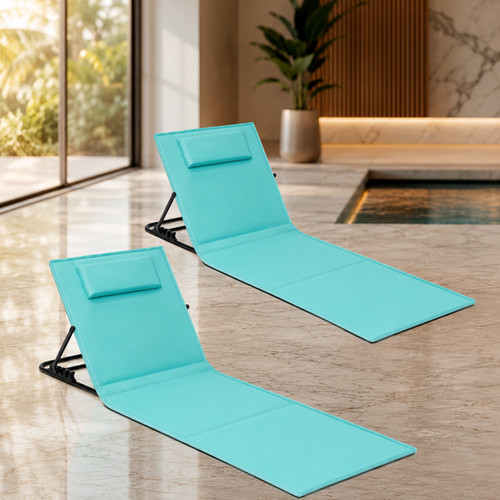 Chaise longue portable lot - chaise,