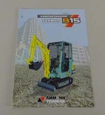 Brochure/brochure Ammann/Yanmar compact excavator B15 status 08/1997