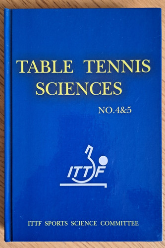 Table tennis sciences - sciences, &