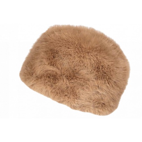 Chapka toque fourrure beige - fourrure,