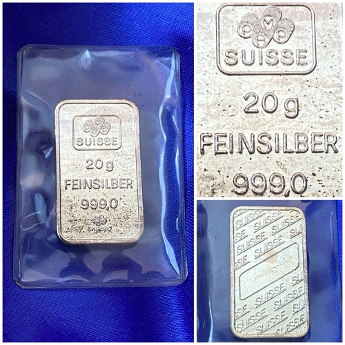 Lingot argent pur pamp - lingot, 999