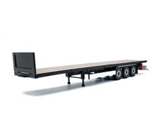 Remorque Plateau noir 1/24