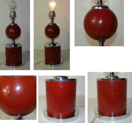 Lampe métal style barbier - en,