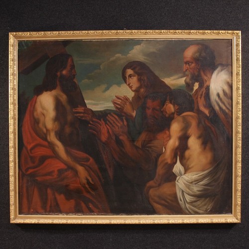 Antique peinture huile sur - antique,