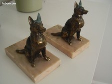 1 paire de statuettes bronze